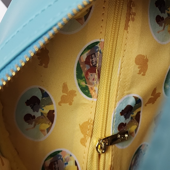 Disney UP Carl & Ellie in Love Cloud Watching Loungefly Mini Backpack & Wallet main image 4